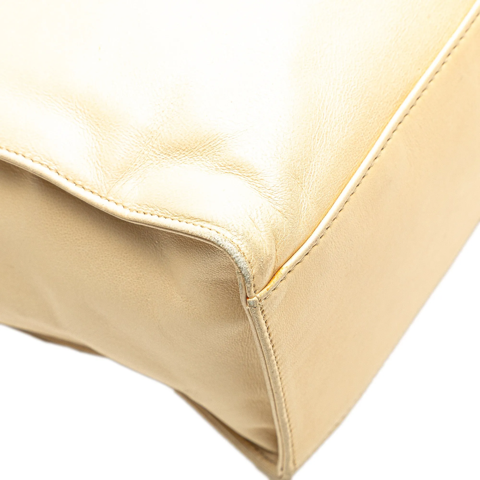 CC Lambskin Chain Tote