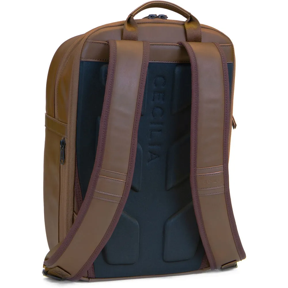 Cecilia Gallery Humboldt 14L Camera and 13" Laptop Backpack | Chestnut, Leather