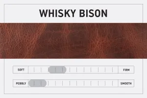 CELESTE LEATHER HOBO BAG - WHISKY BISON