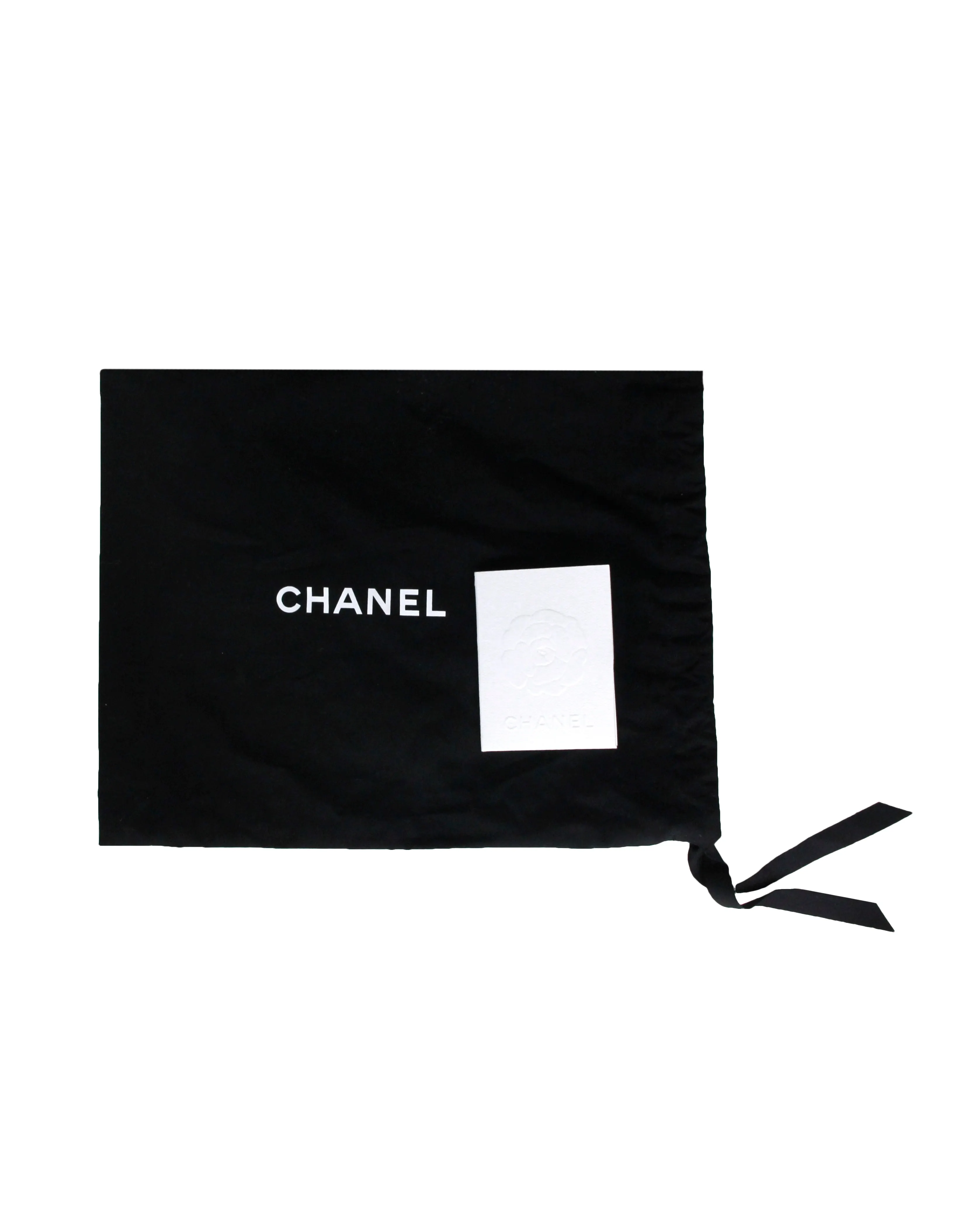 Chanel Black Denim Logo Quilted Mood Mini Bucket Crossbody Bag