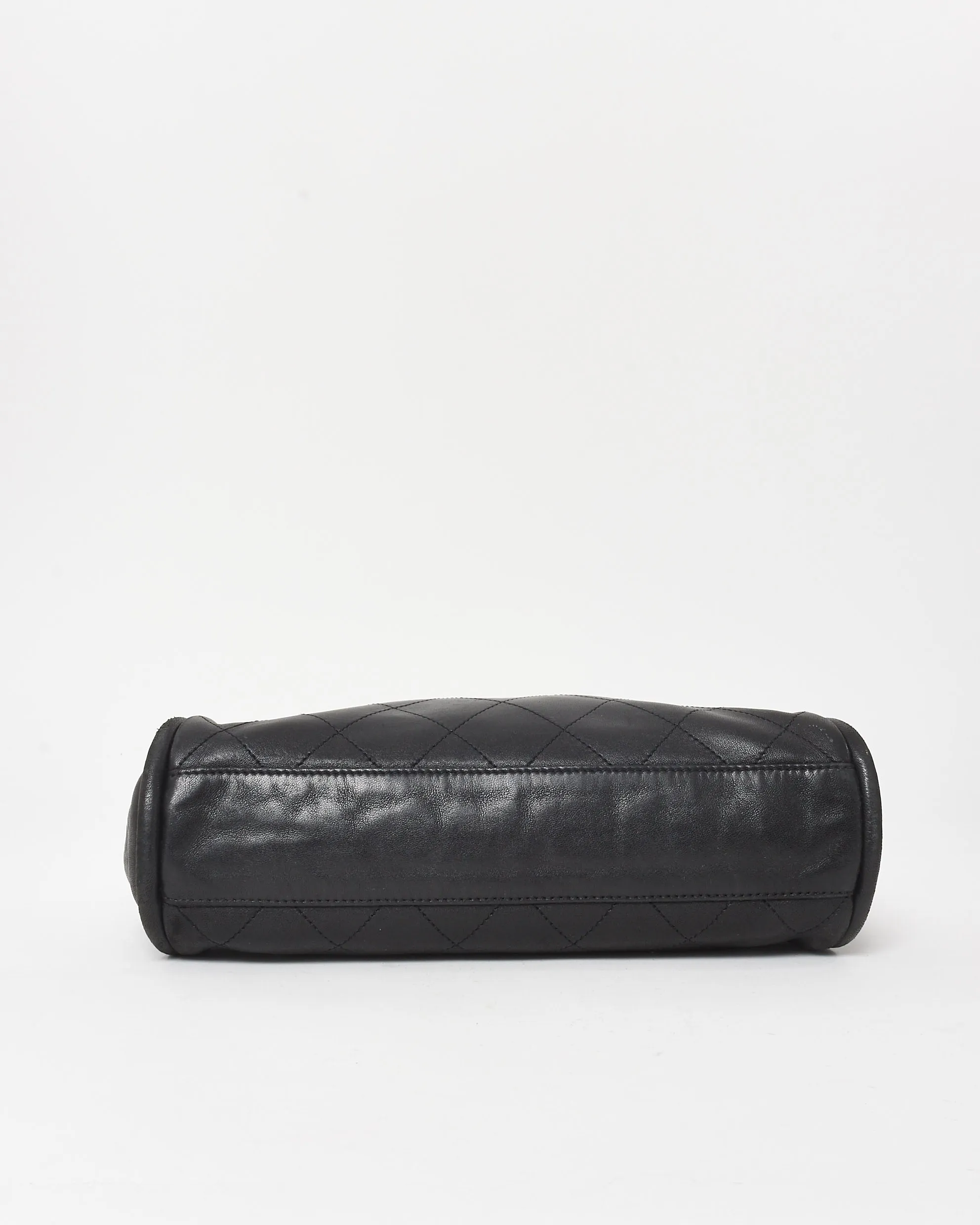 Chanel Black Quilted Lambskin Ultimate Soft Medium Hobo Shoulder Bag