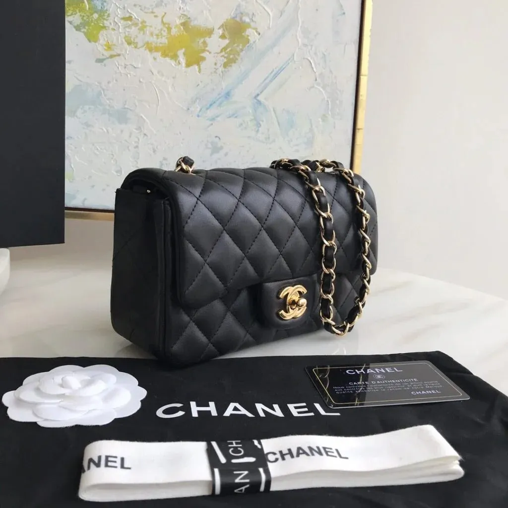 Chanel Flap Designer Bag - Black