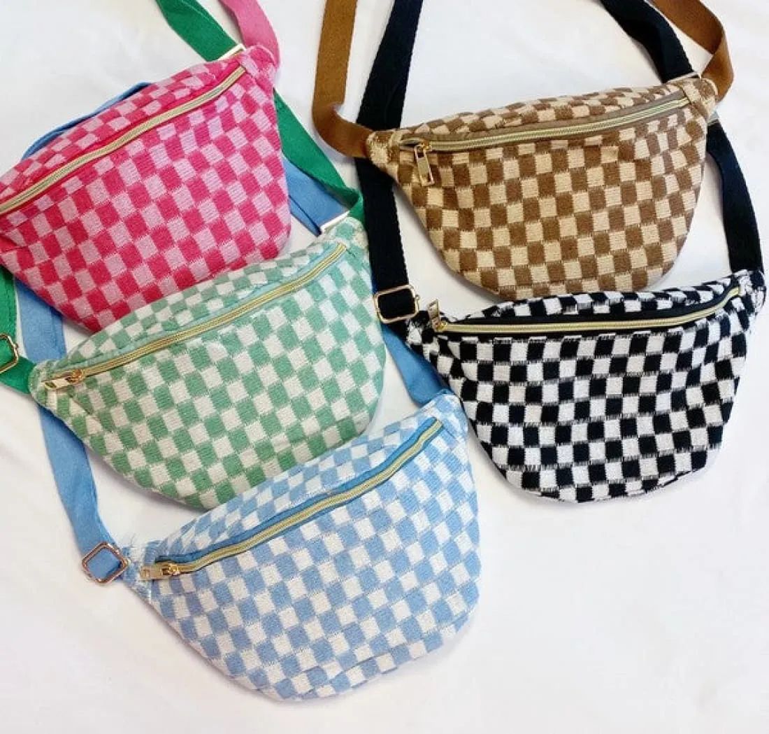 Check Yourself Belt Sling Crossbody Bag