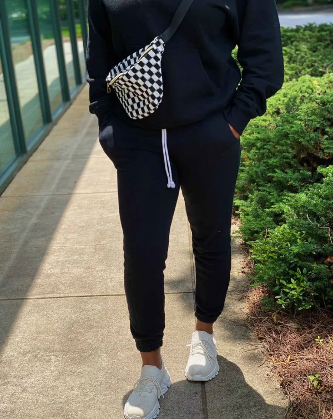 Check Yourself Belt Sling Crossbody Bag