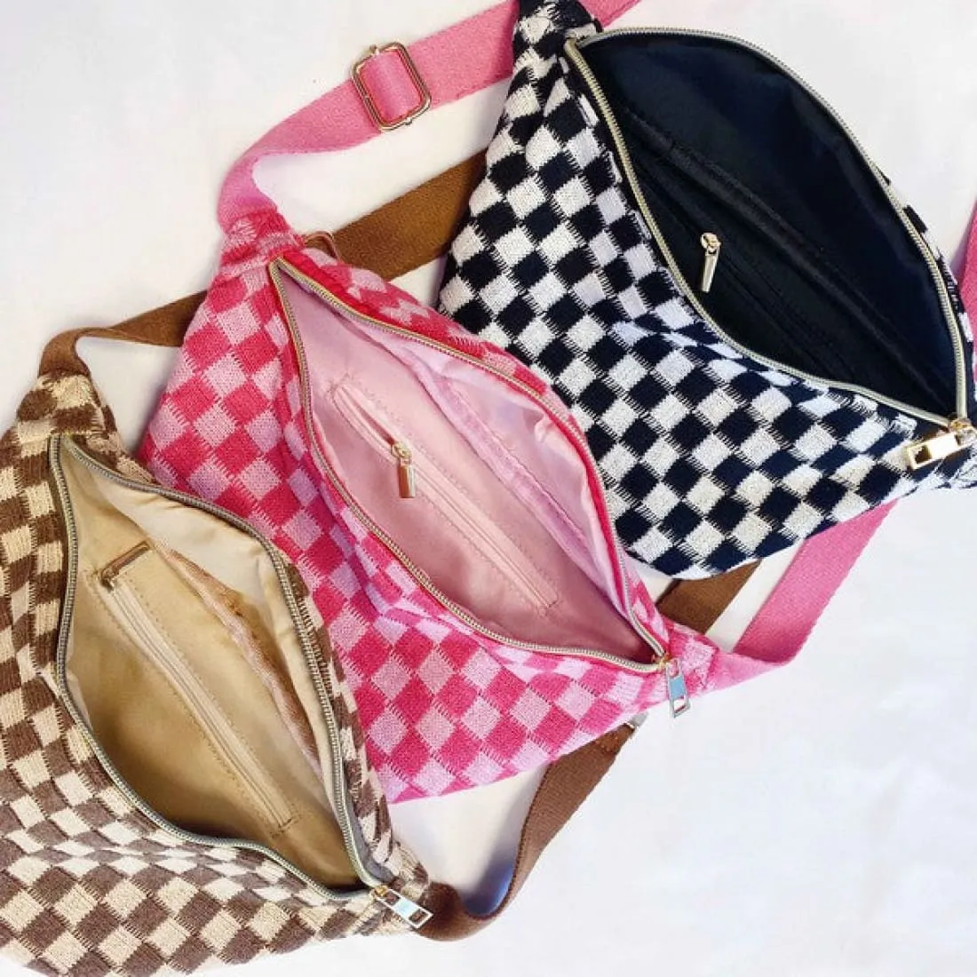 Check Yourself Belt Sling Crossbody Bag