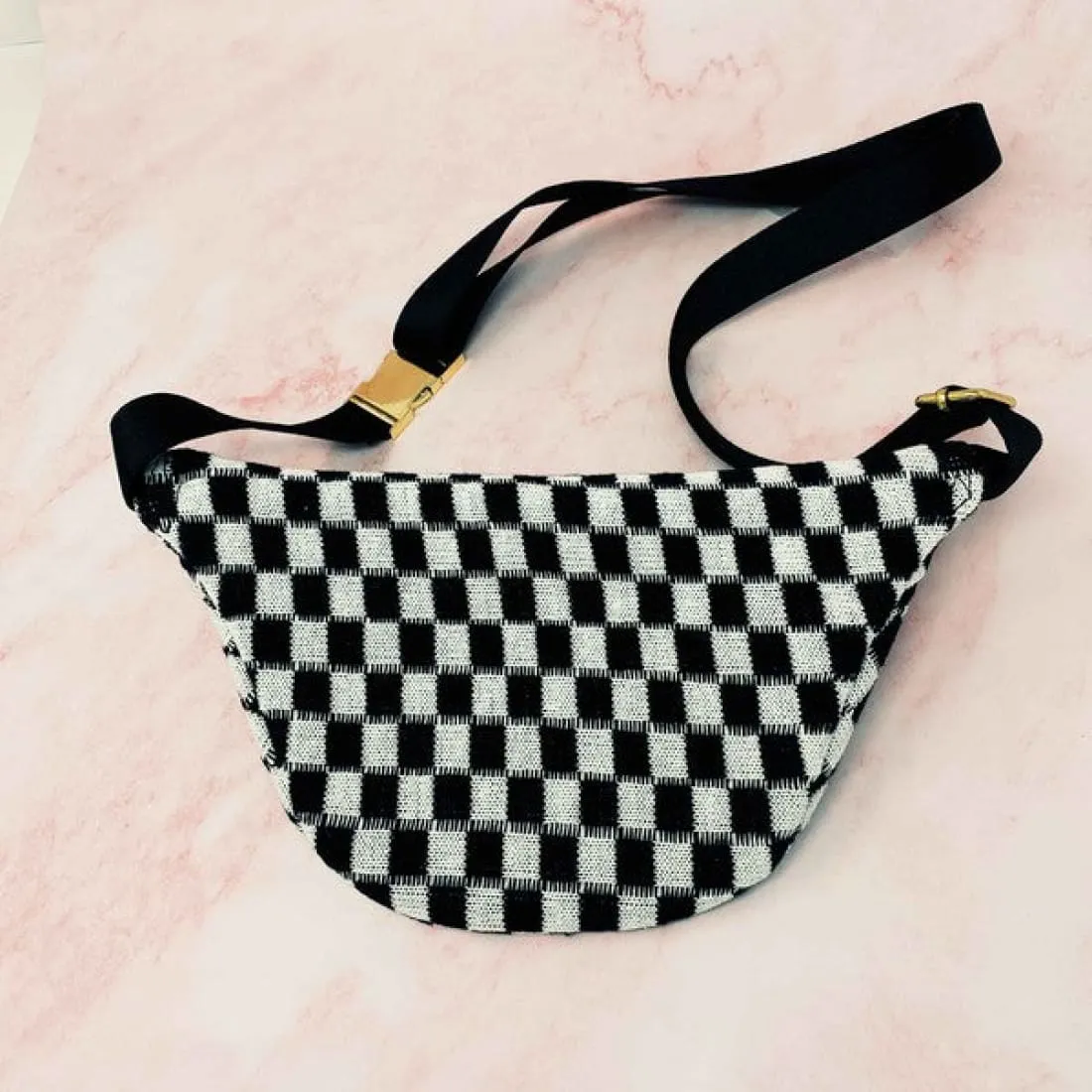 Check Yourself Belt Sling Crossbody Bag