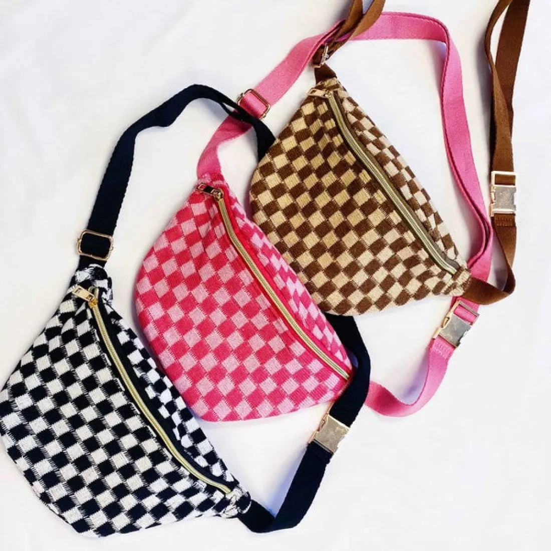 Check Yourself Belt Sling Crossbody Bag