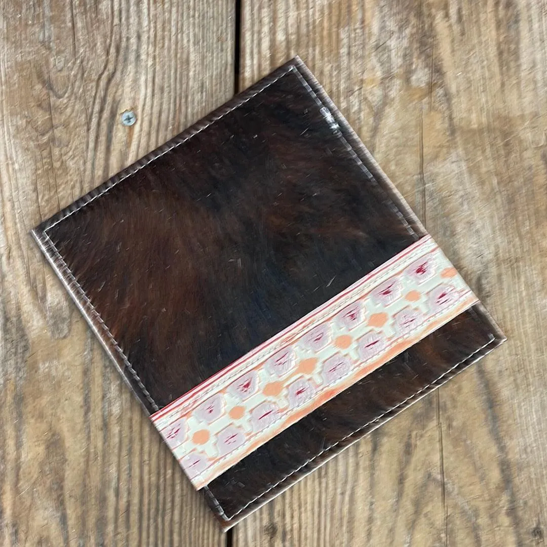 Checkbook Cover - Tricolor w/ Fiesta Navajo