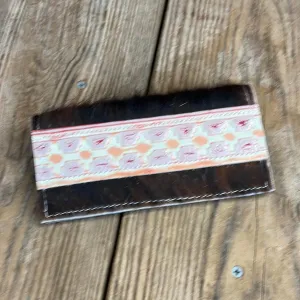 Checkbook Cover - Tricolor w/ Fiesta Navajo