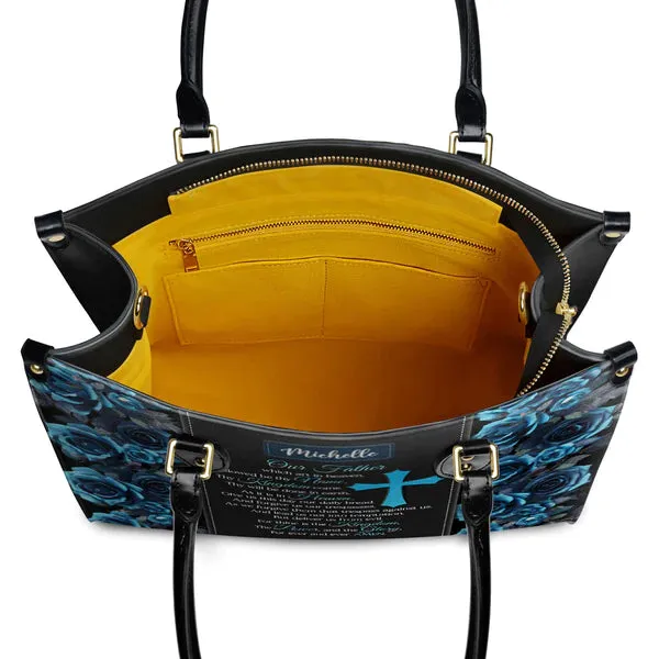 Christianart Designer Handbags, Our Father, Personalized Gifts, Gifts for Women.