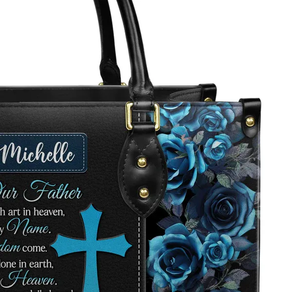 Christianart Designer Handbags, Our Father, Personalized Gifts, Gifts for Women.