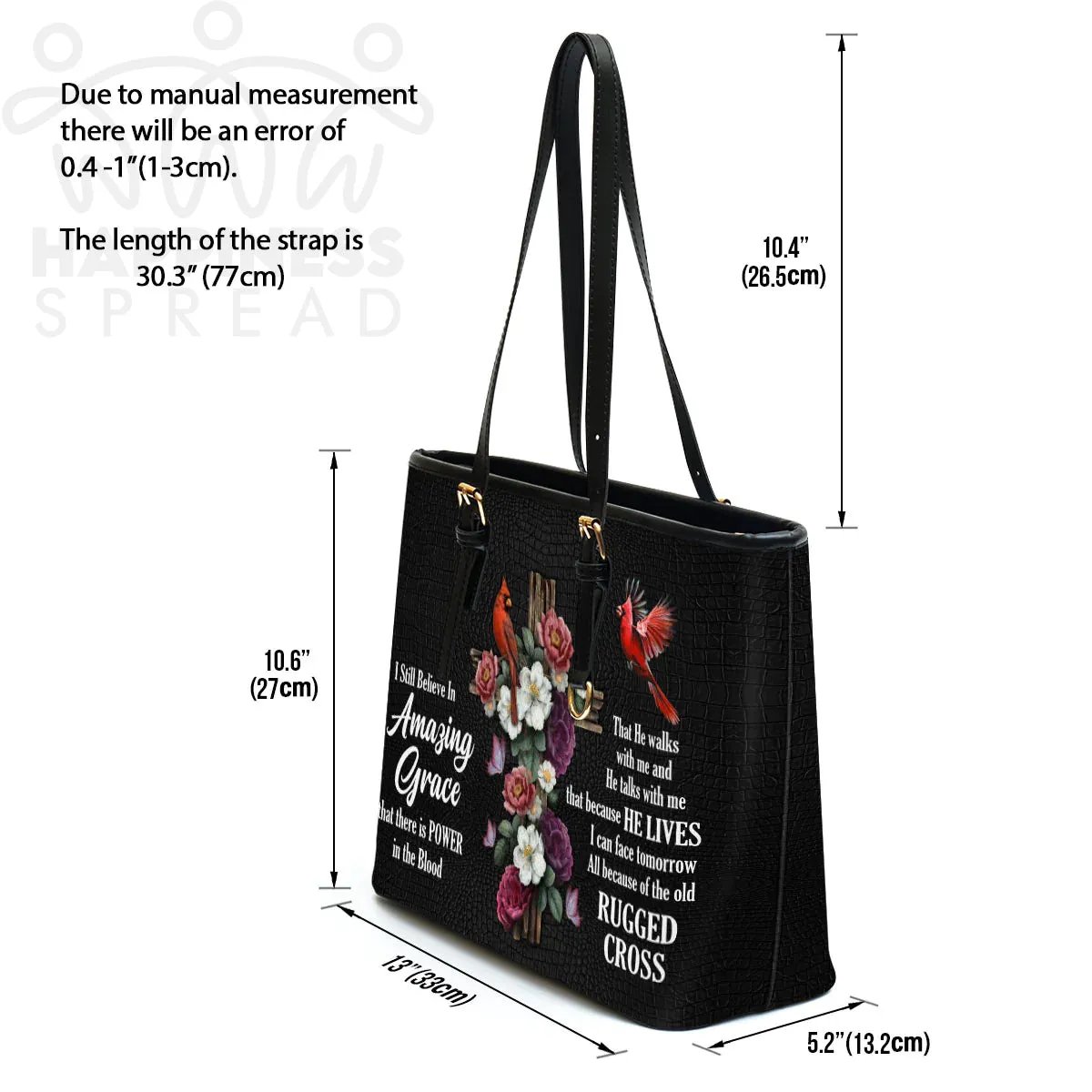 Christianart Handbag, Personalized Hand Bag, I Still Believe In Amazing Grace, Personalized Gifts, Gifts for Women.