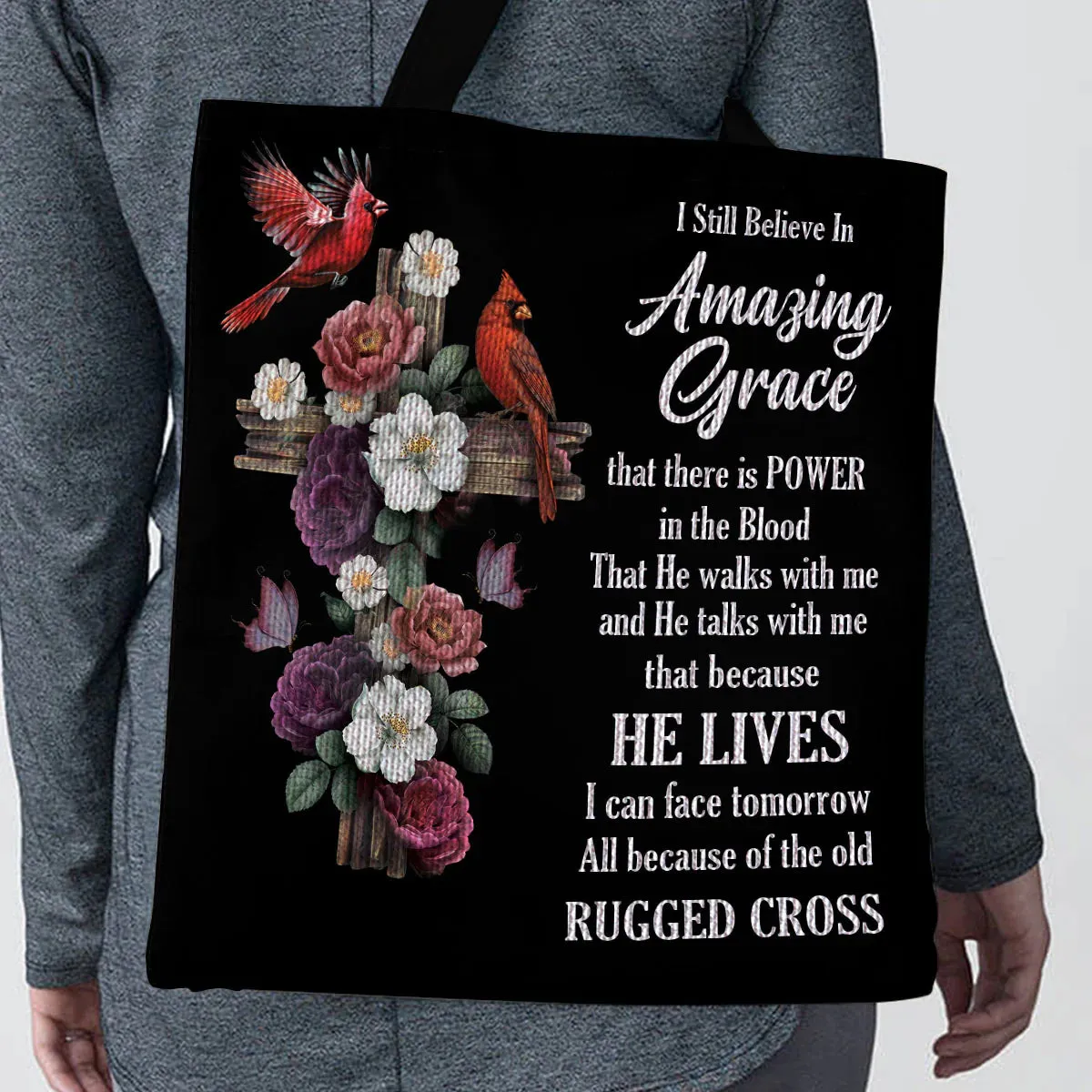 Christianart Handbag, Personalized Hand Bag, I Still Believe In Amazing Grace, Personalized Gifts, Gifts for Women.