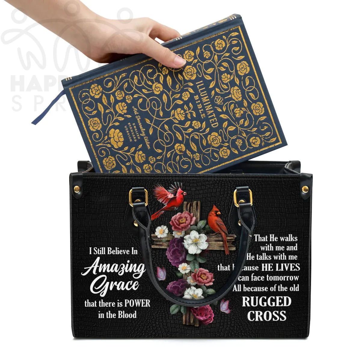 Christianart Handbag, Personalized Hand Bag, I Still Believe In Amazing Grace, Personalized Gifts, Gifts for Women.