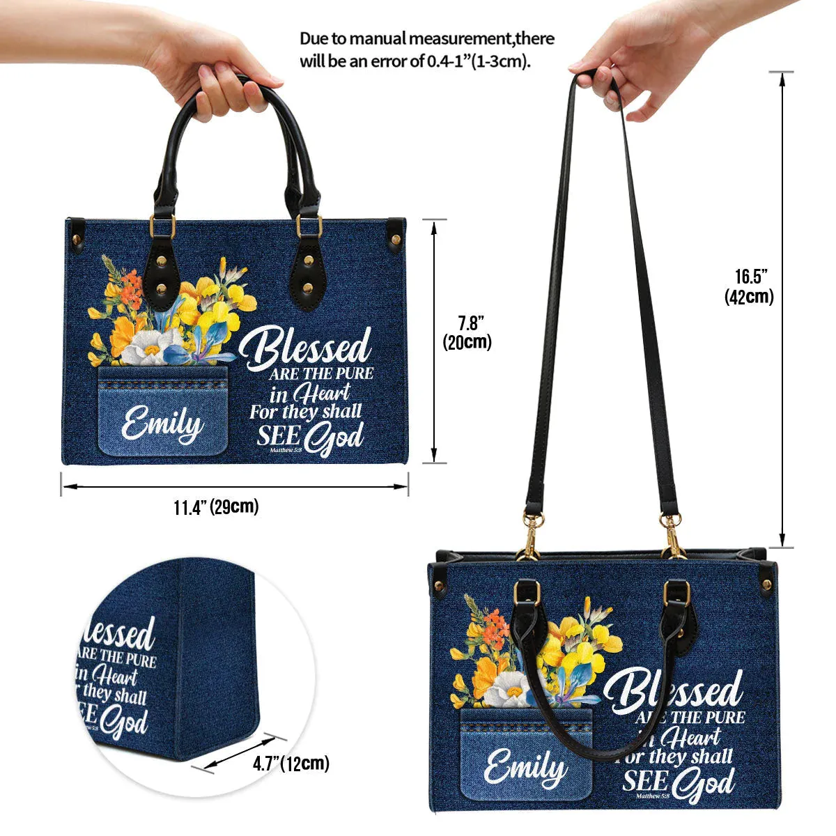 Christianart Handbag, This Is The Day That The Lord Has Made, Personalized Gifts, Gifts for Women, Christmas Gift.