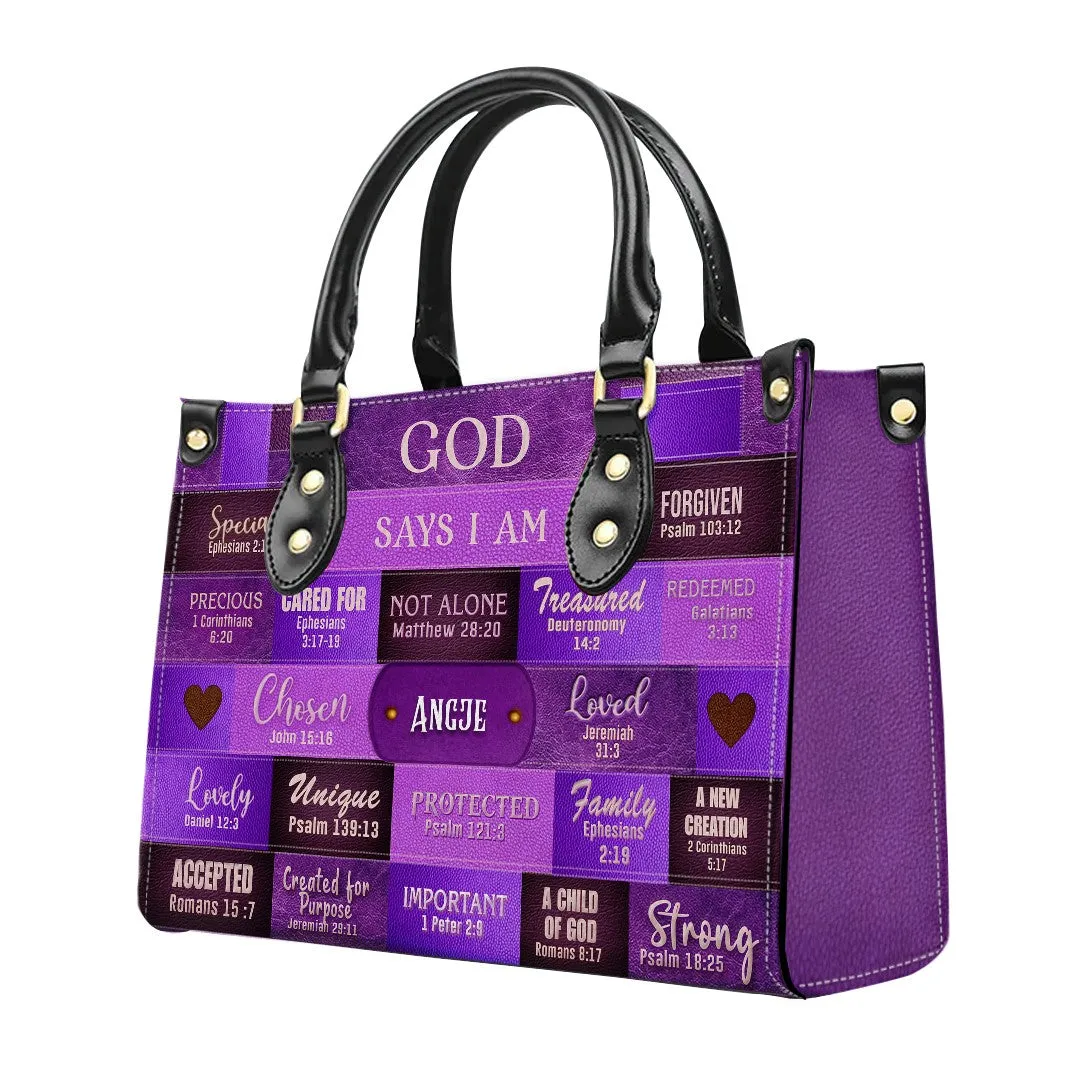 CHRISTIANARTBAG Crossbody Bag with Chain - Personalized Crossbody Bag with Chain - GOD SAYS I AM - CABCBC06300524