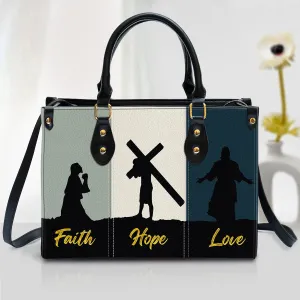 Christianartbag Handbag, Faith Hope Love, Personalized Gifts, Gifts for Women, Christmas Gift.