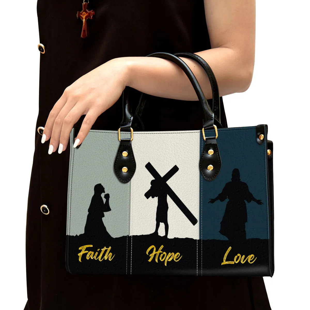 Christianartbag Handbag, Faith Hope Love, Personalized Gifts, Gifts for Women, Christmas Gift.