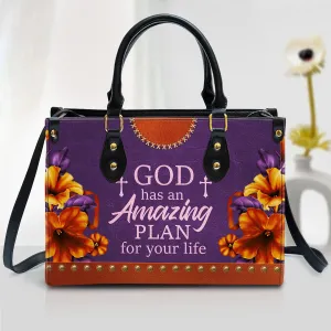 Christianartbag Handbag, God Has An Amazing Plan For Your Life, Personalized Gifts, Gifts for Women, Christmas Gift.