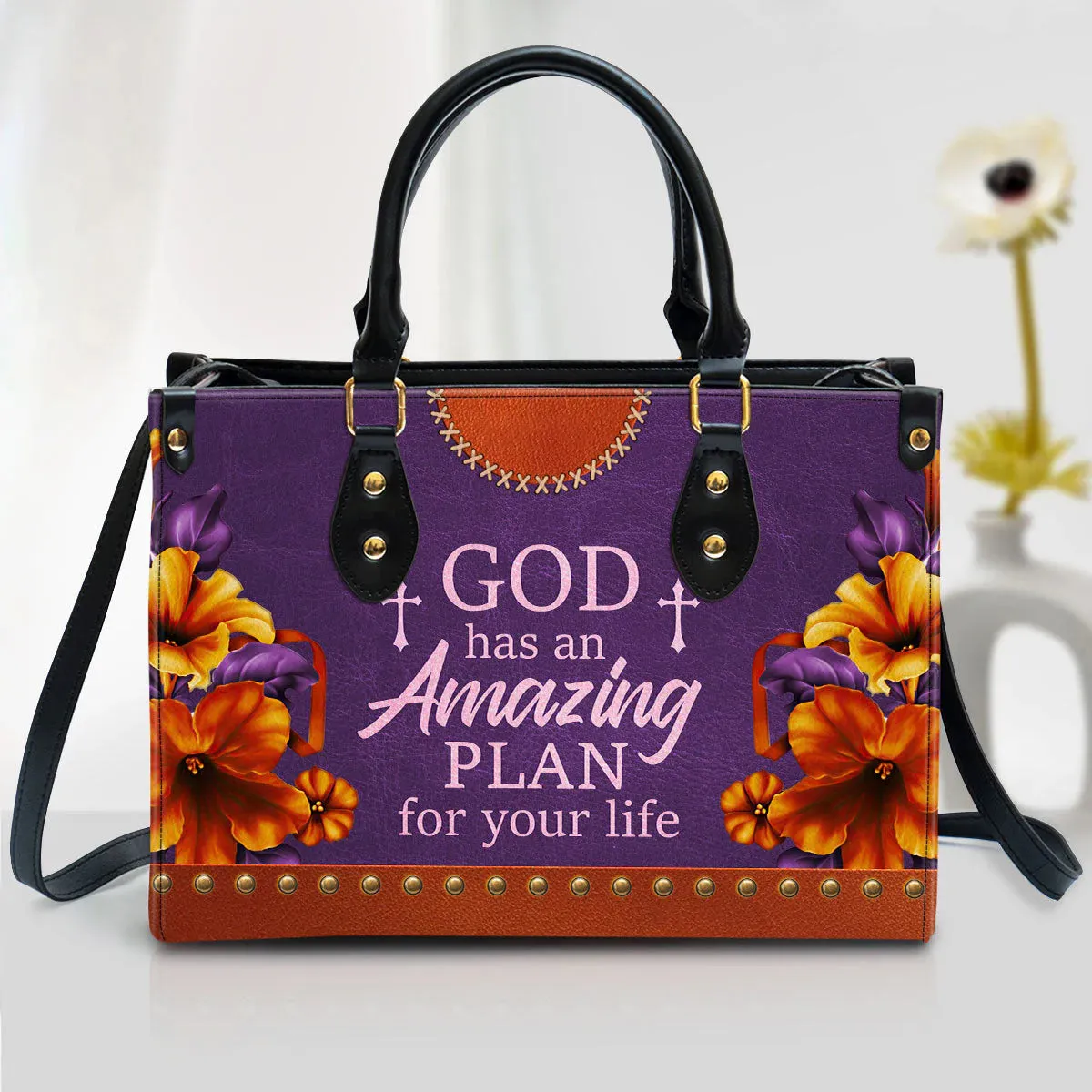 Christianartbag Handbag, God Has An Amazing Plan For Your Life, Personalized Gifts, Gifts for Women, Christmas Gift.