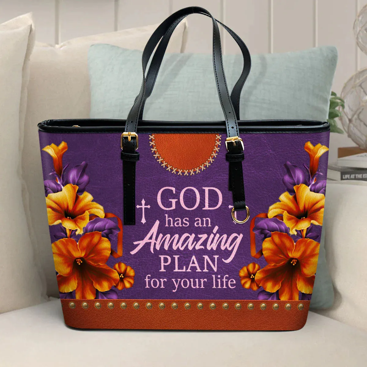 Christianartbag Handbag, God Has An Amazing Plan For Your Life, Personalized Gifts, Gifts for Women, Christmas Gift.
