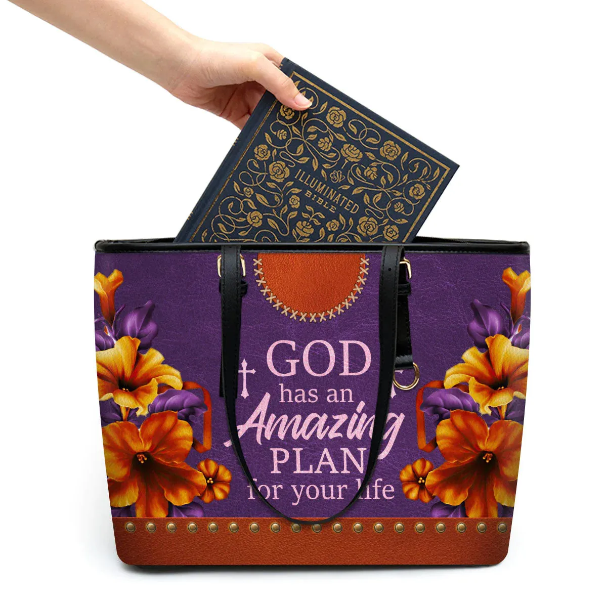 Christianartbag Handbag, God Has An Amazing Plan For Your Life, Personalized Gifts, Gifts for Women, Christmas Gift.
