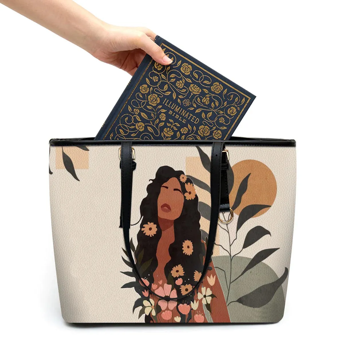 Christianartbag Handbag, Life Is Good Because God Is Great Pretty, Personalized Gifts, Gifts for Women, Christmas Gift.