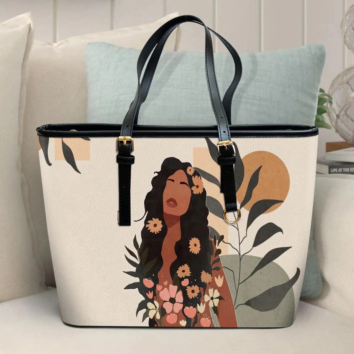 Christianartbag Handbag, Life Is Good Because God Is Great Pretty, Personalized Gifts, Gifts for Women, Christmas Gift.