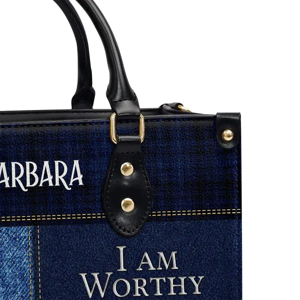 Christianartbag Handbags, I Am Strong, I Am Worthy, Personalized Bags, Gifts for Women, Christmas Gift, CABLTB02290723.