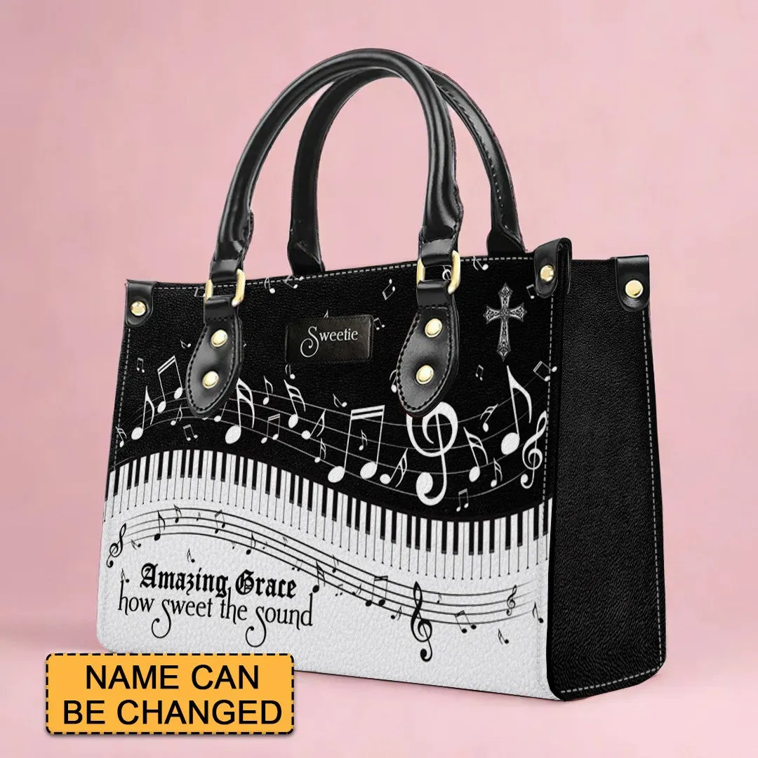 Christianartbag Handbags, With God on her side, she stands strong Romans 8 31, Handbag Design, Monogram Leather Handbag, Gifts for Women, CABLTB0122225