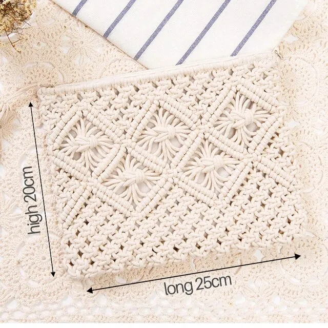 Christianartbag Handmade Bag, Summer & Autumn Round Straw Beach Bag Vintage Handmade Woven Shoulder Bag Raffia circle Rattan bags Bohemian Summer Vacation Casual Bags, CABHMB07141023.