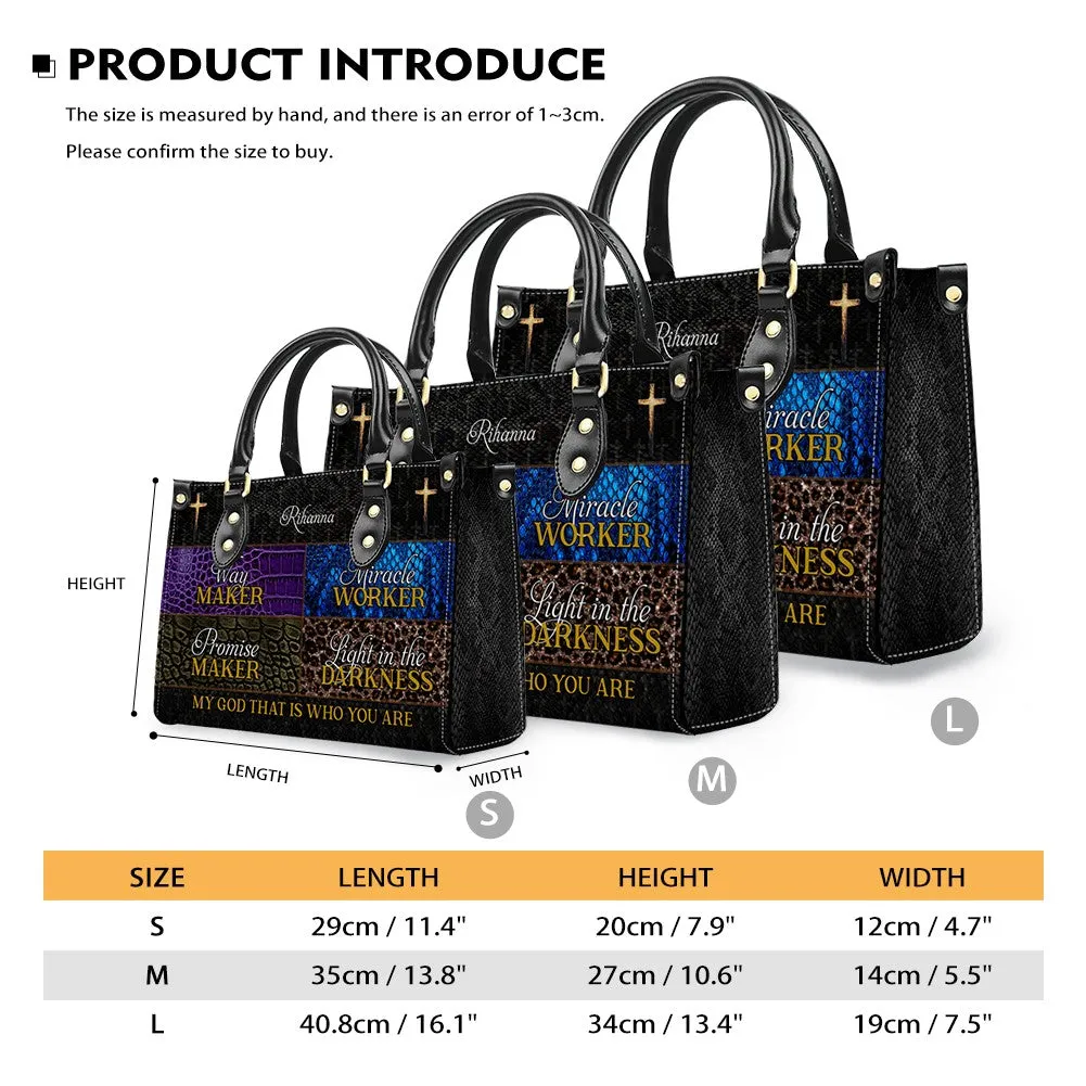 CHRISTIANARTBAG Personalized Leather Handbag - Way Maker - CABLTHB01240424.