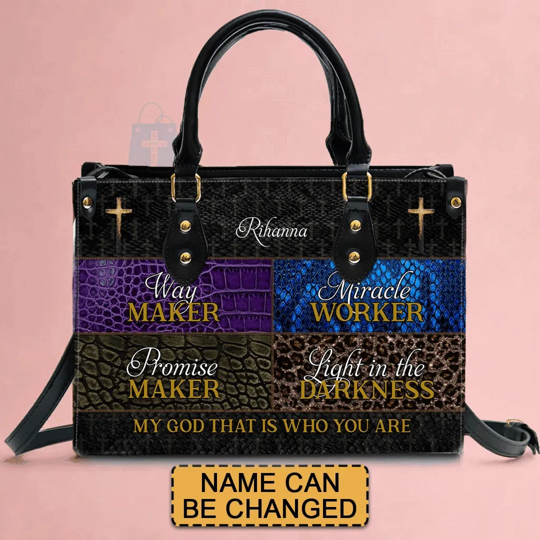 CHRISTIANARTBAG Personalized Leather Handbag - Way Maker - CABLTHB01240424.