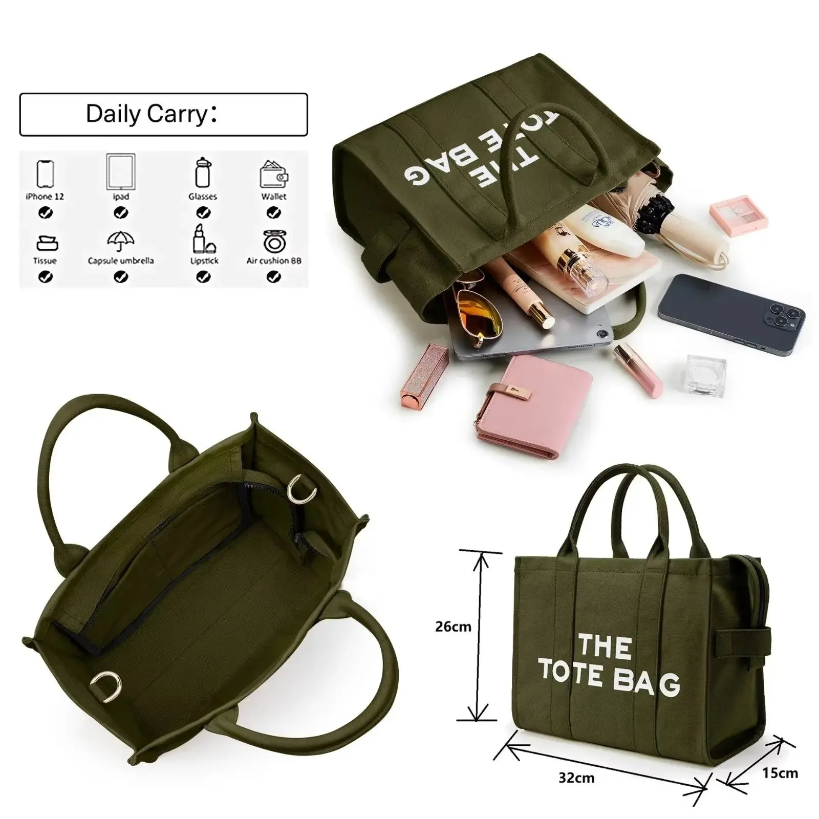 Christianartbag Small Tote Bag, The Tote Bag For Women, Women's Casual Tote Bag, Fashion PU Leather Shoulder Bag, Large Capacity Travel Handbag, Mini TOTE Bag, CABTTB01010124.