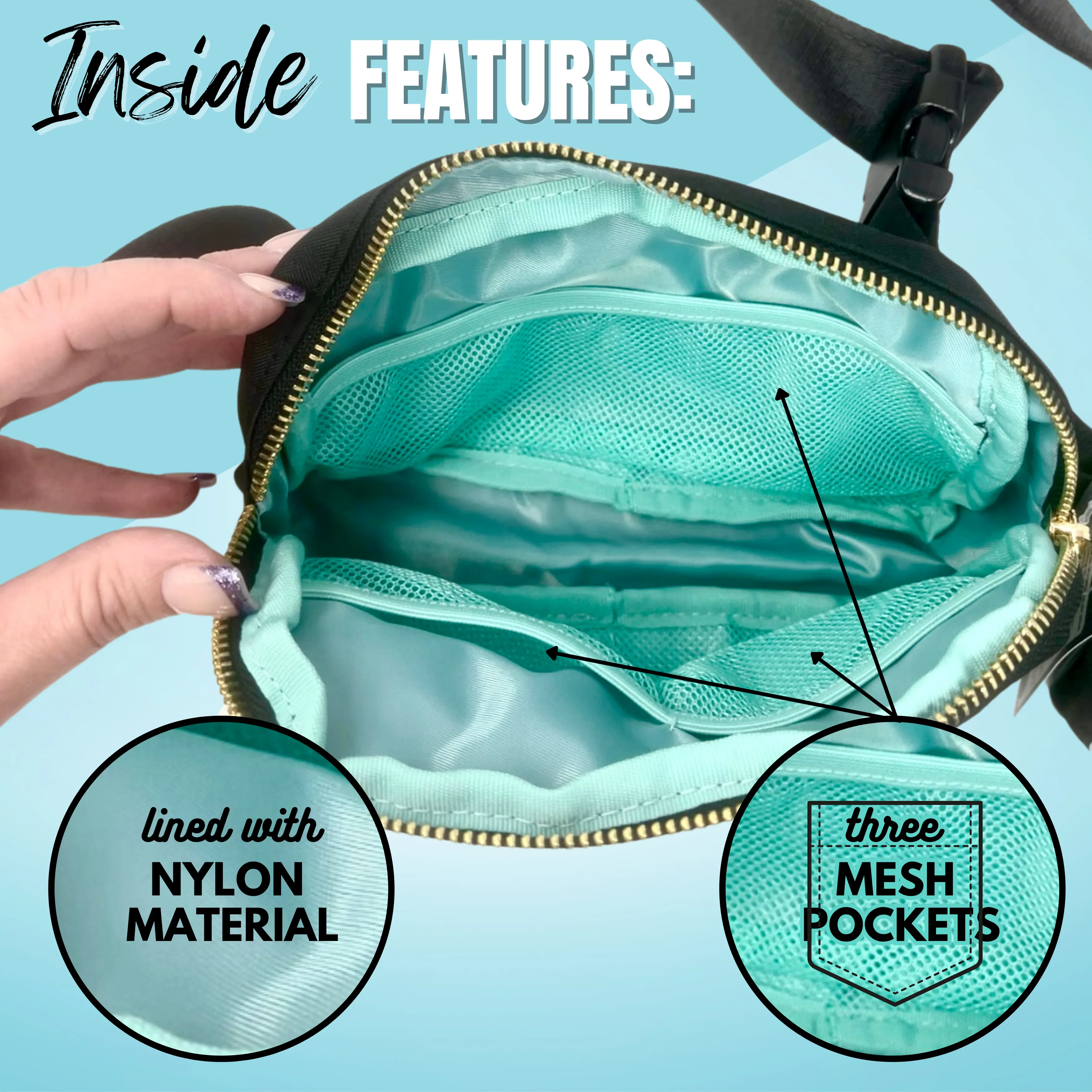 Christy  Travel Fanny Pack (Fur Mama)