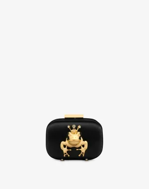 Clutch En Satin Metal Frog