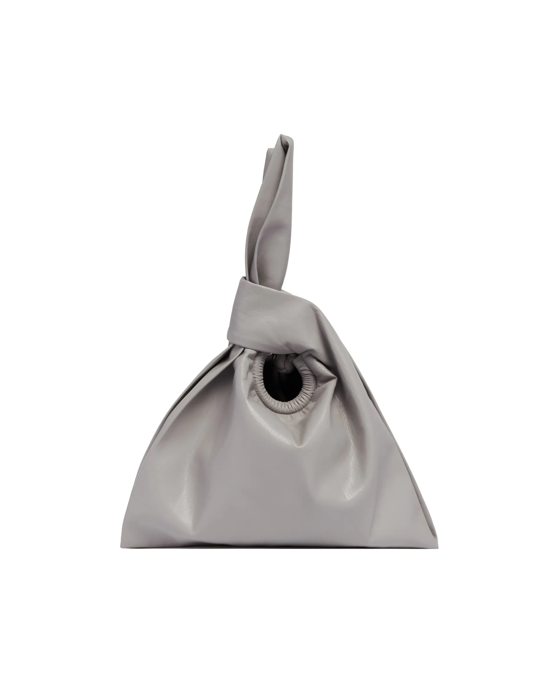 Clutch Jen In Pelle Grigia