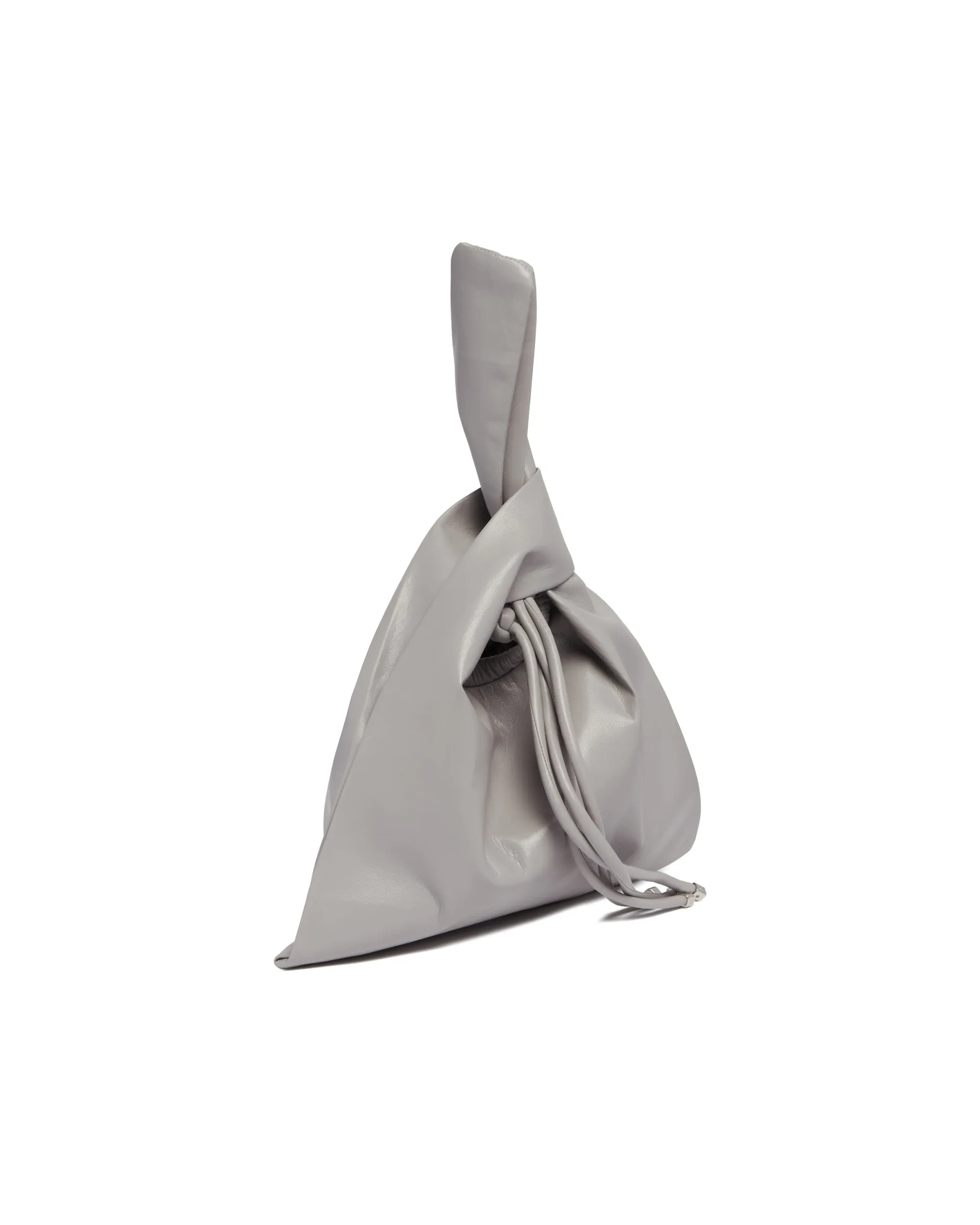 Clutch Jen In Pelle Grigia