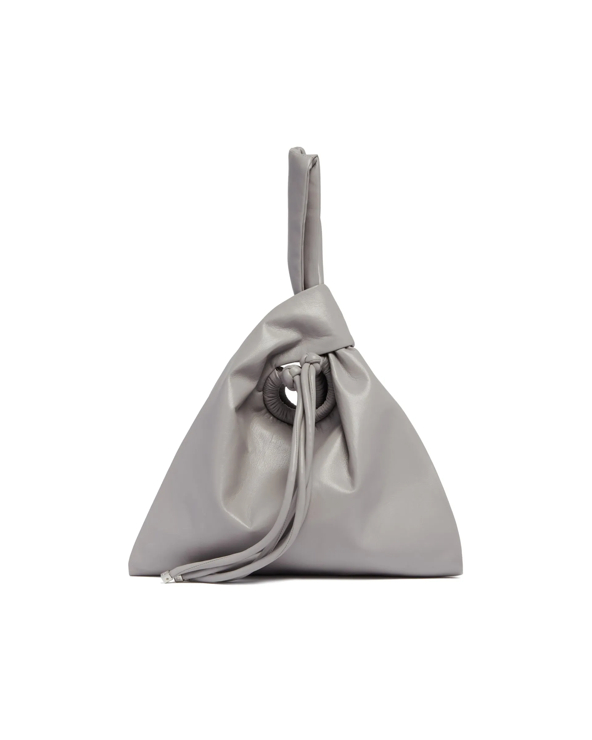 Clutch Jen In Pelle Grigia