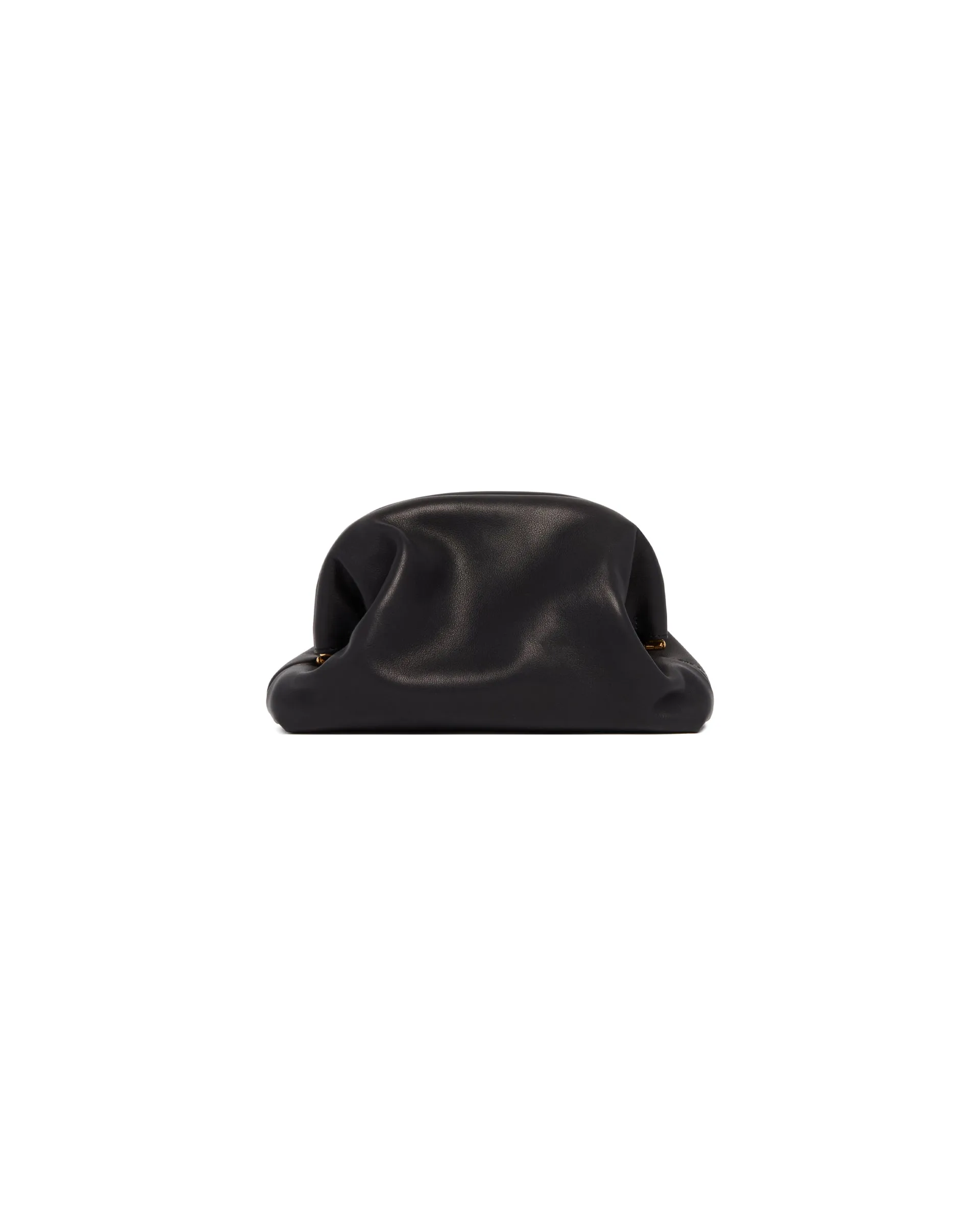 Clutch Mira in Pelle Nera