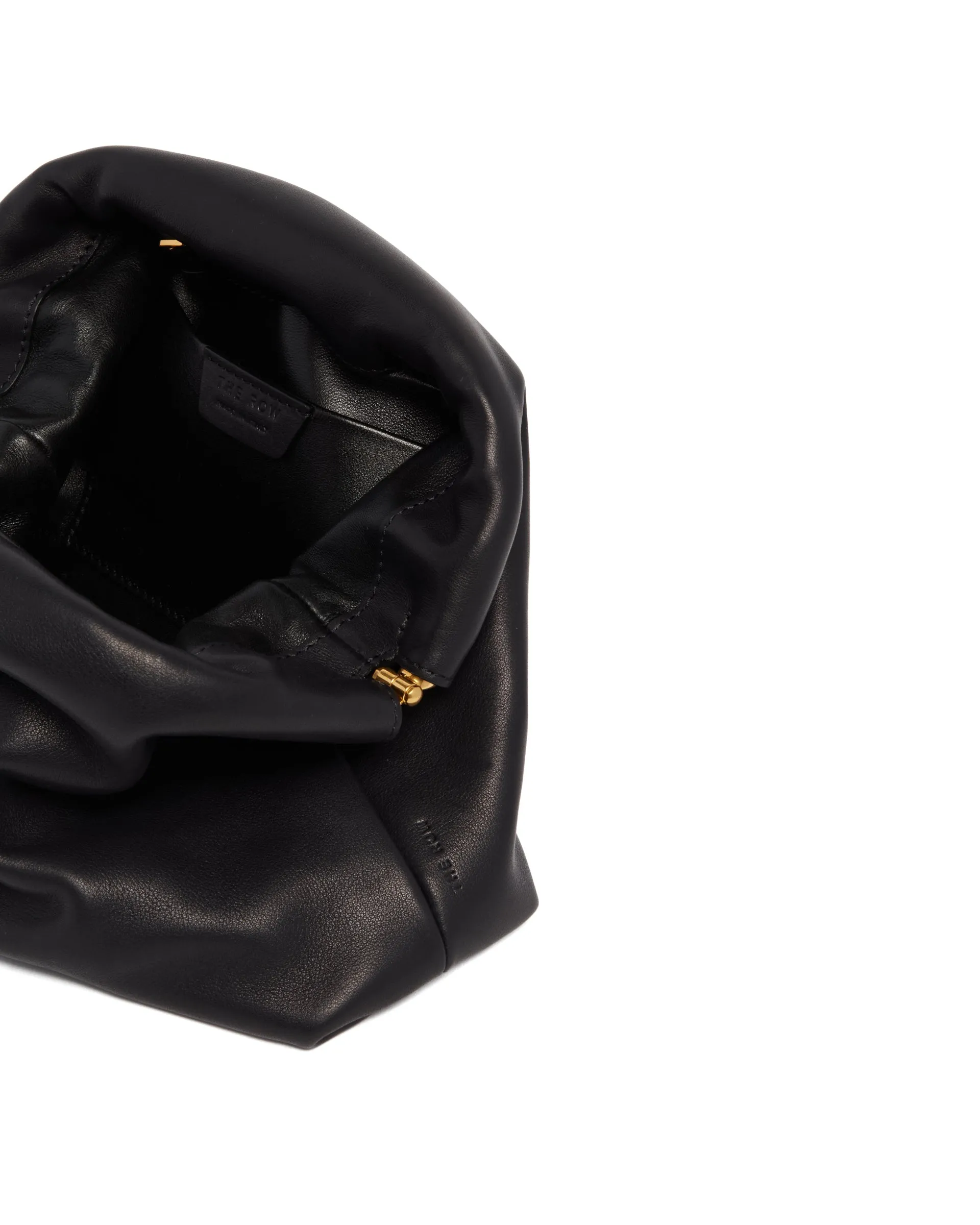 Clutch Mira in Pelle Nera