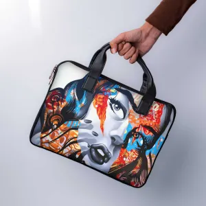 Colorful Women Laptop Sleeve With Handle