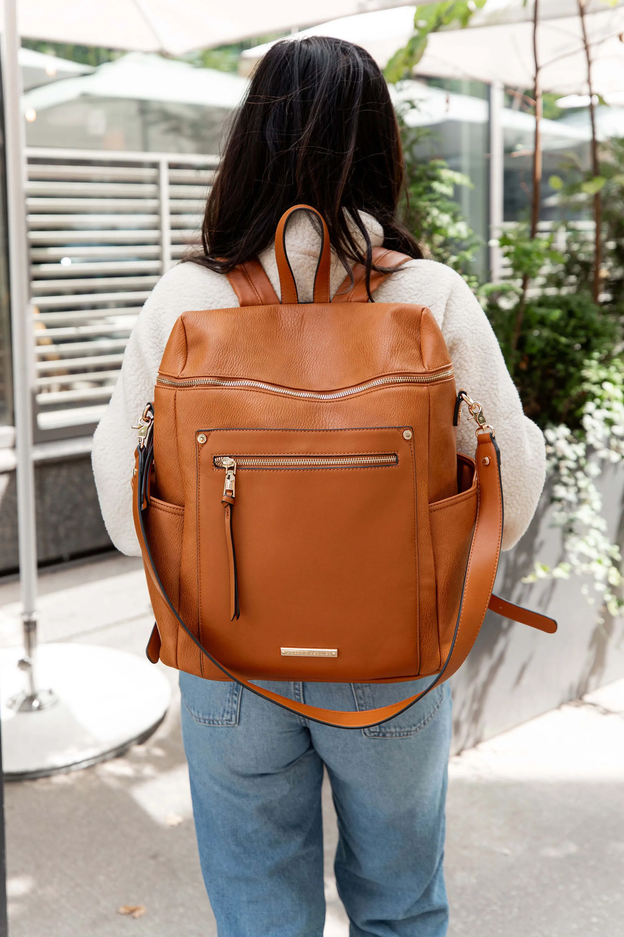 Commuter Backpack Cognac