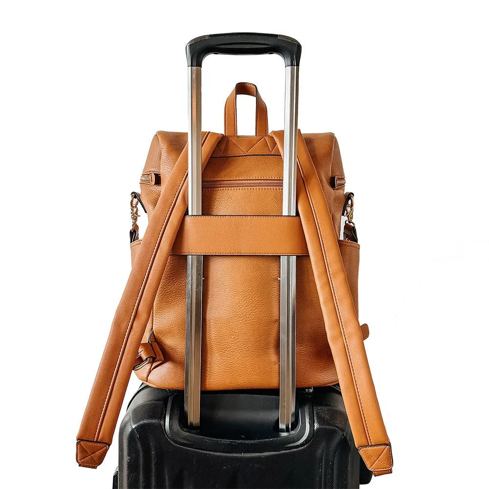 Commuter Backpack Cognac