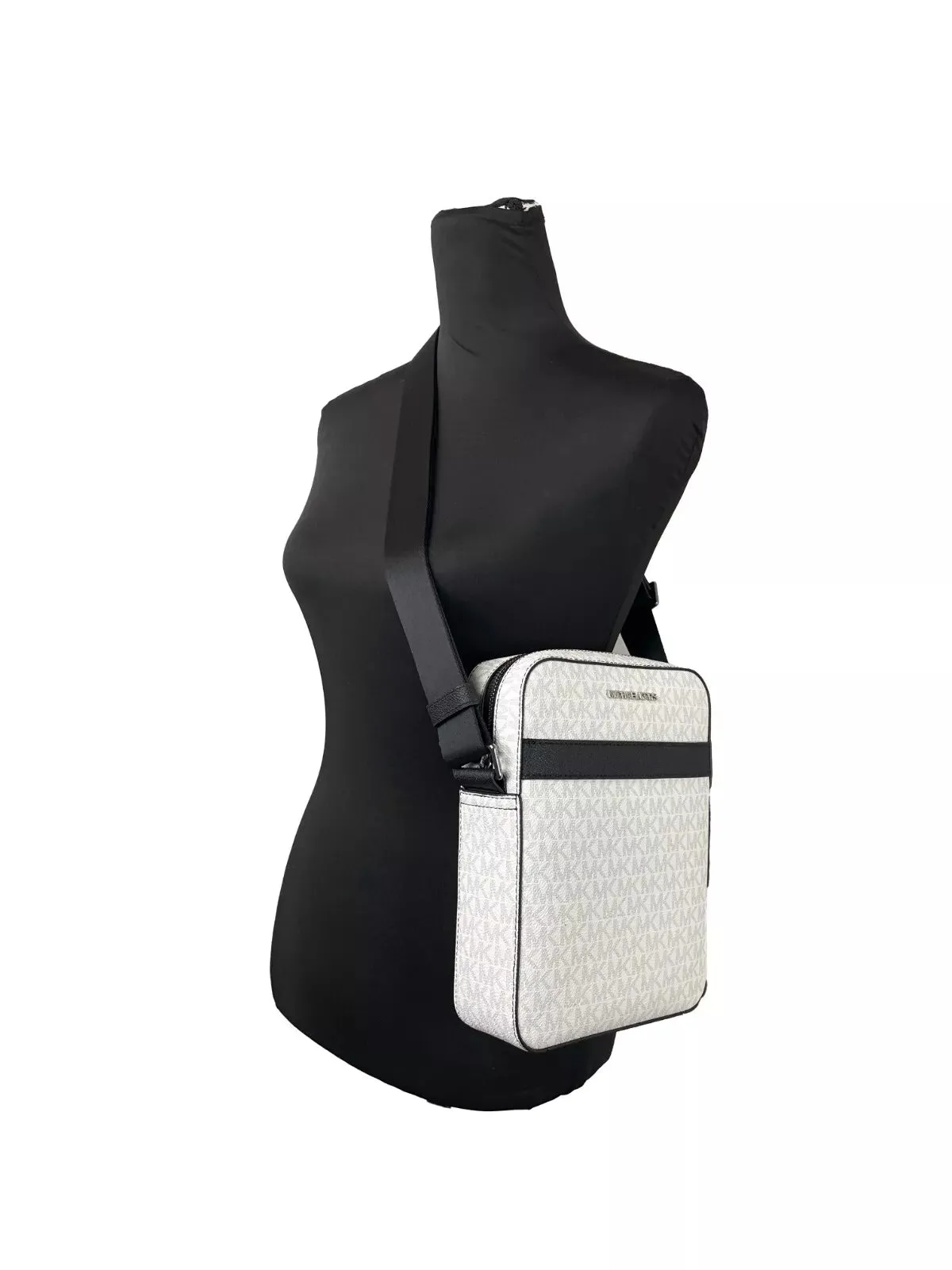 Cooper Medium Flight Crossbody Bag White