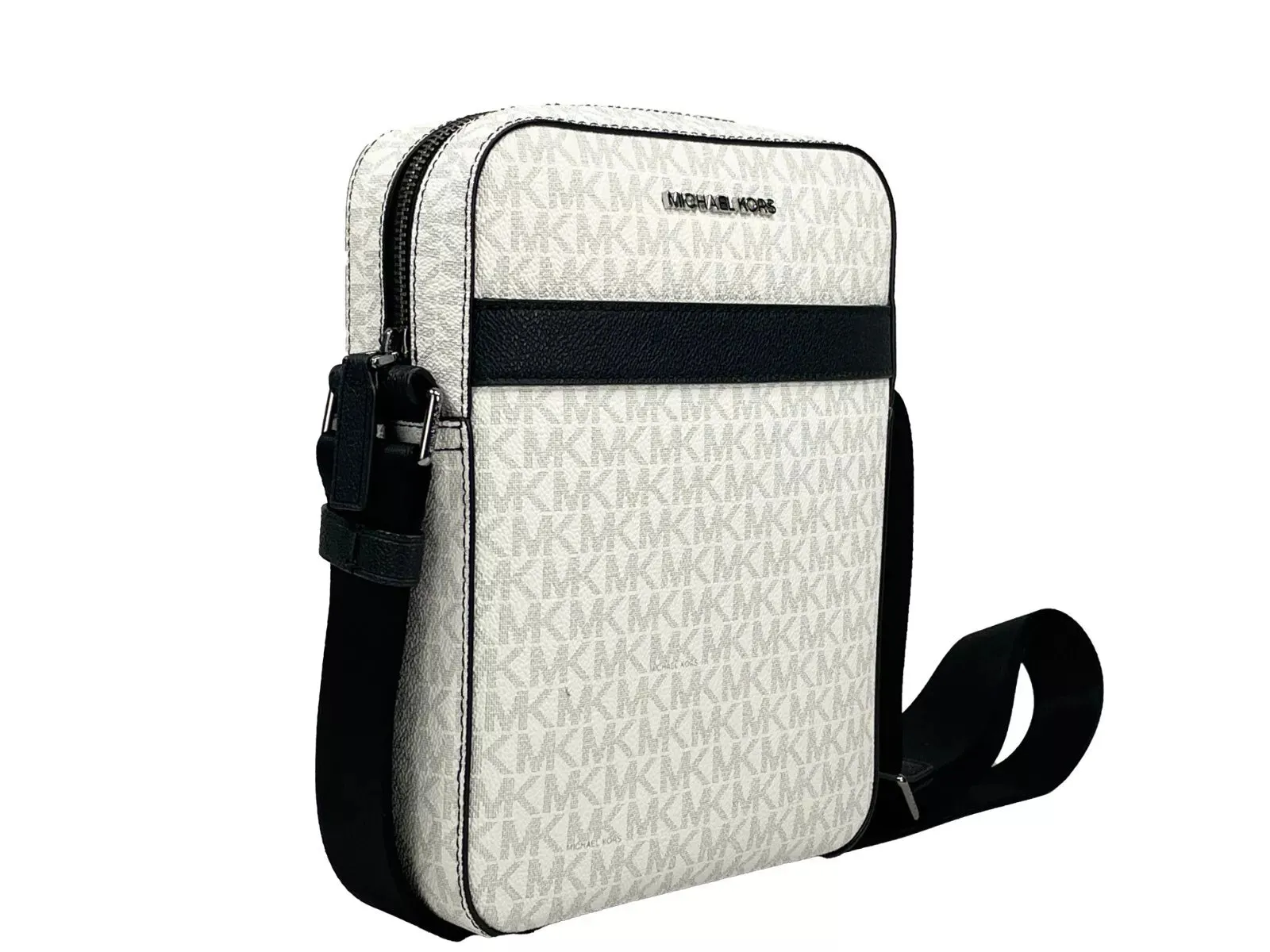 Cooper Medium Flight Crossbody Bag White