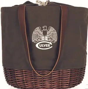 Coronado Canvas and Willow Basket Tote