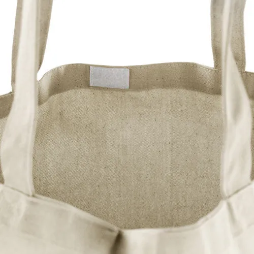 Cotton Canvas Big Tote Bag - Blank