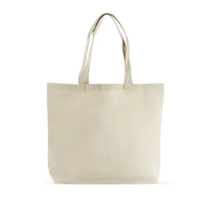 Cotton Canvas Big Tote Bag - Blank