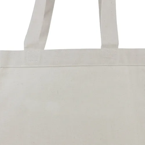 Cotton Canvas Gusset Shopping Bag